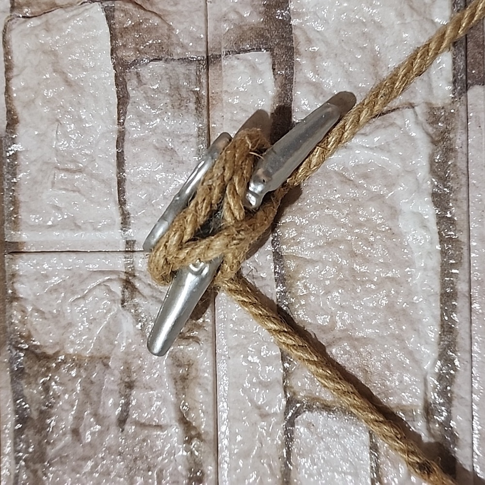Mud pie Frame White Rope-Hanging Picture Frame - Picture 2 of 7